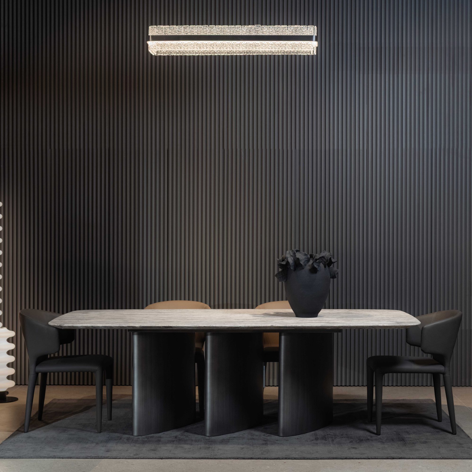 Perugia Travertine Dining Table