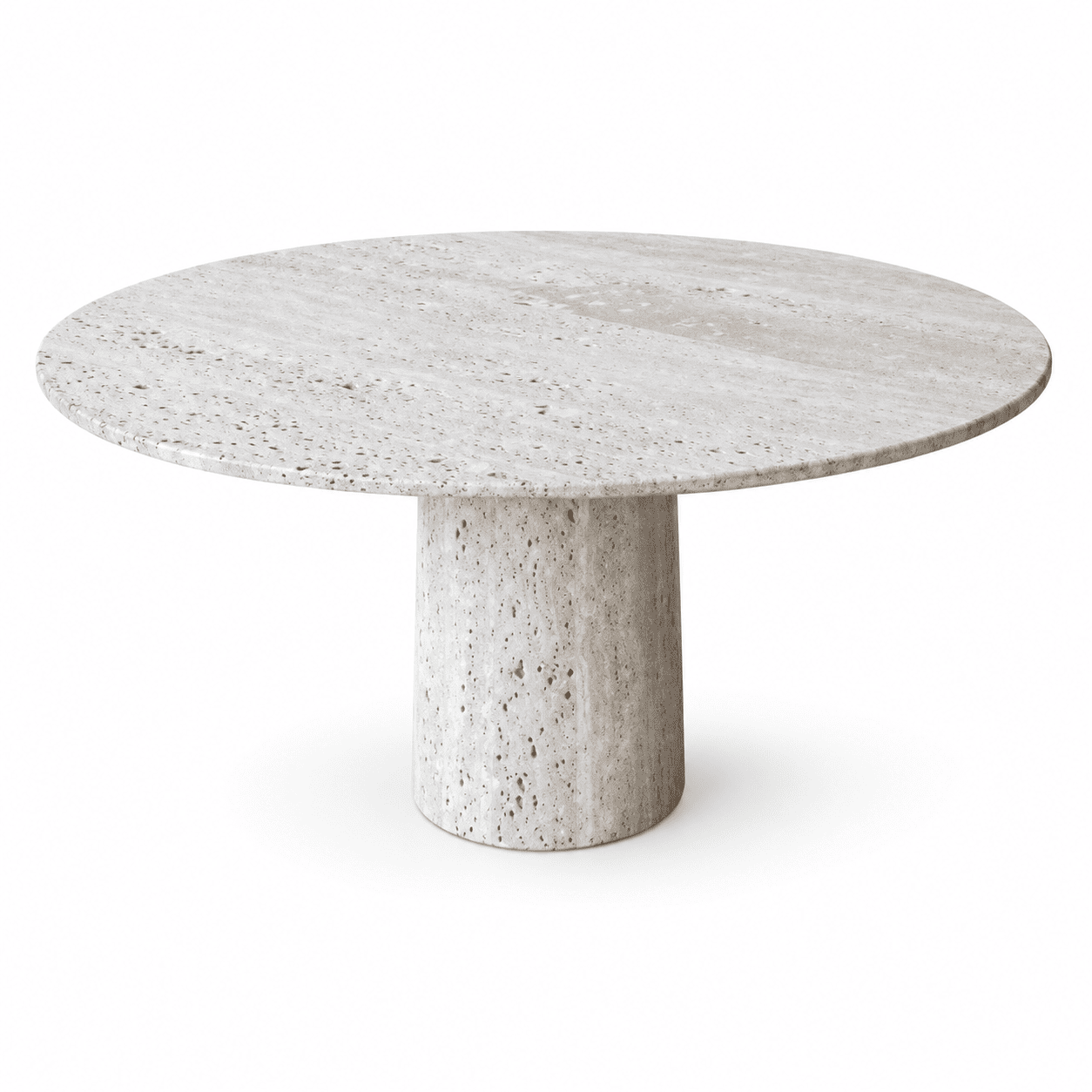 Jara Travertine Dining Table